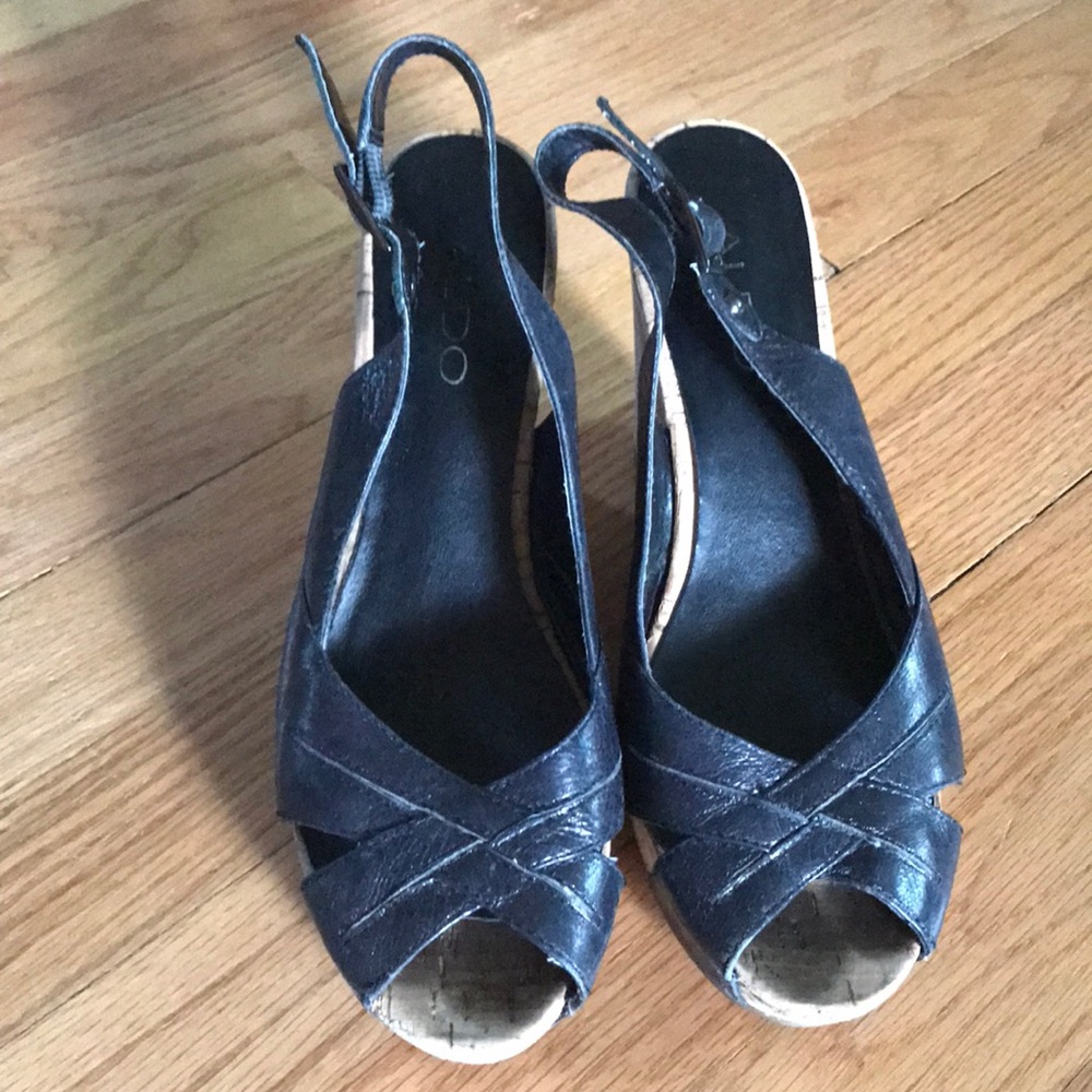 Also wedge sandals